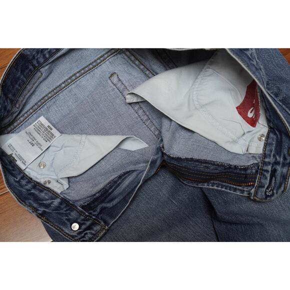 Levis 527 Boot Leg Cotton Faded Blue Denim Jeans Y2K Retro Size 30x30 - Picture 6 of 10